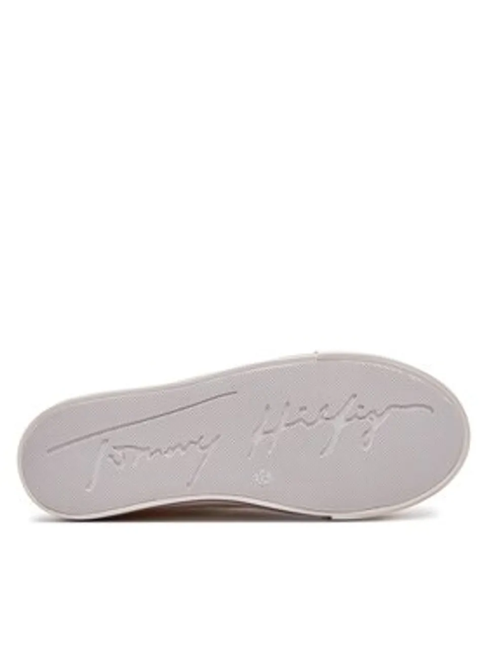 Tommy Hilfiger Sneakers aus Stoff Low Cut Lace-Up Sneaker T3A9-33185-1687 S Beige