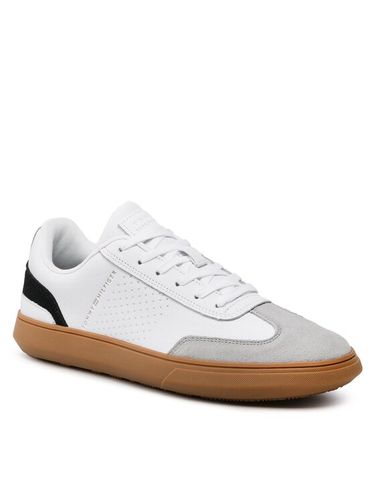 Tommy Hilfiger Sneakers Corporate Seasonal Cup Leather FM0FM04491 Weiß
