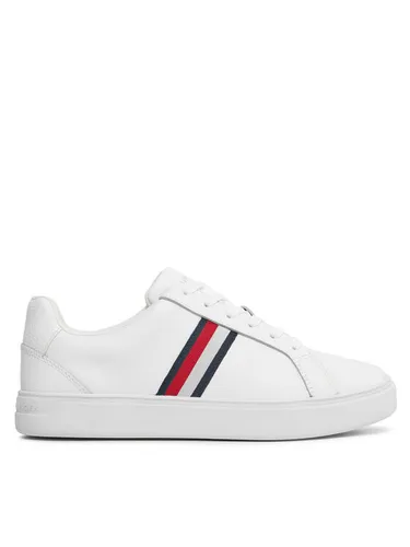 Tommy Hilfiger Sneakers Essential Court Sneaker Stripes FW0FW07779 Weiß