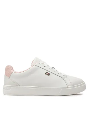 Tommy Hilfiger Sneakers Flag Court Sneaker FW0FW08072 Écru