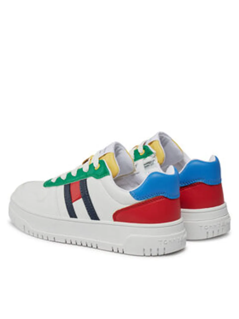 Tommy Hilfiger Sneakers Flag Low Cut Lace-Up Sneaker T3X9-33369-1355 S Weiß