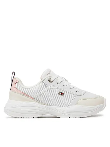 Tommy Hilfiger Sneakers Hilfiger Chunky Runner FW0FW07818 Écru