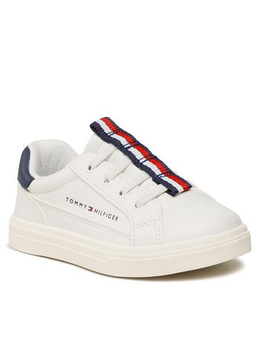 Tommy Hilfiger Sneakers Low Cut Lace-Up Sneaker T1B9-32844-1355 S Weiß