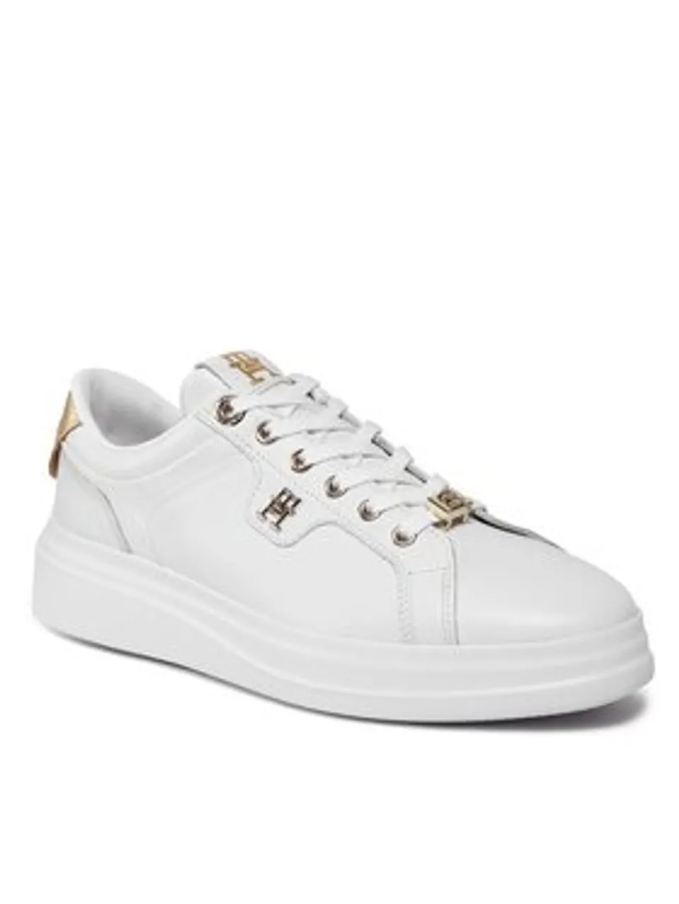 Tommy Hilfiger Sneakers Pointy Court Sneaker Hardware FW0FW07780 Weiß