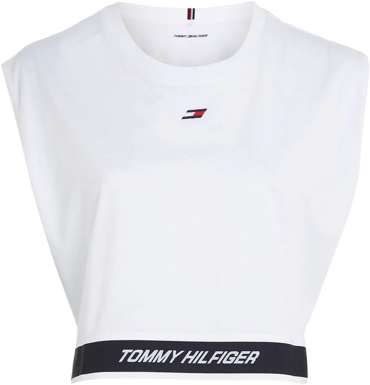 Tommy Hilfiger Sport T-Shirt RELAXED TAPE C-NK TANK mit Tommy Hilfiger Sport Markenlabel