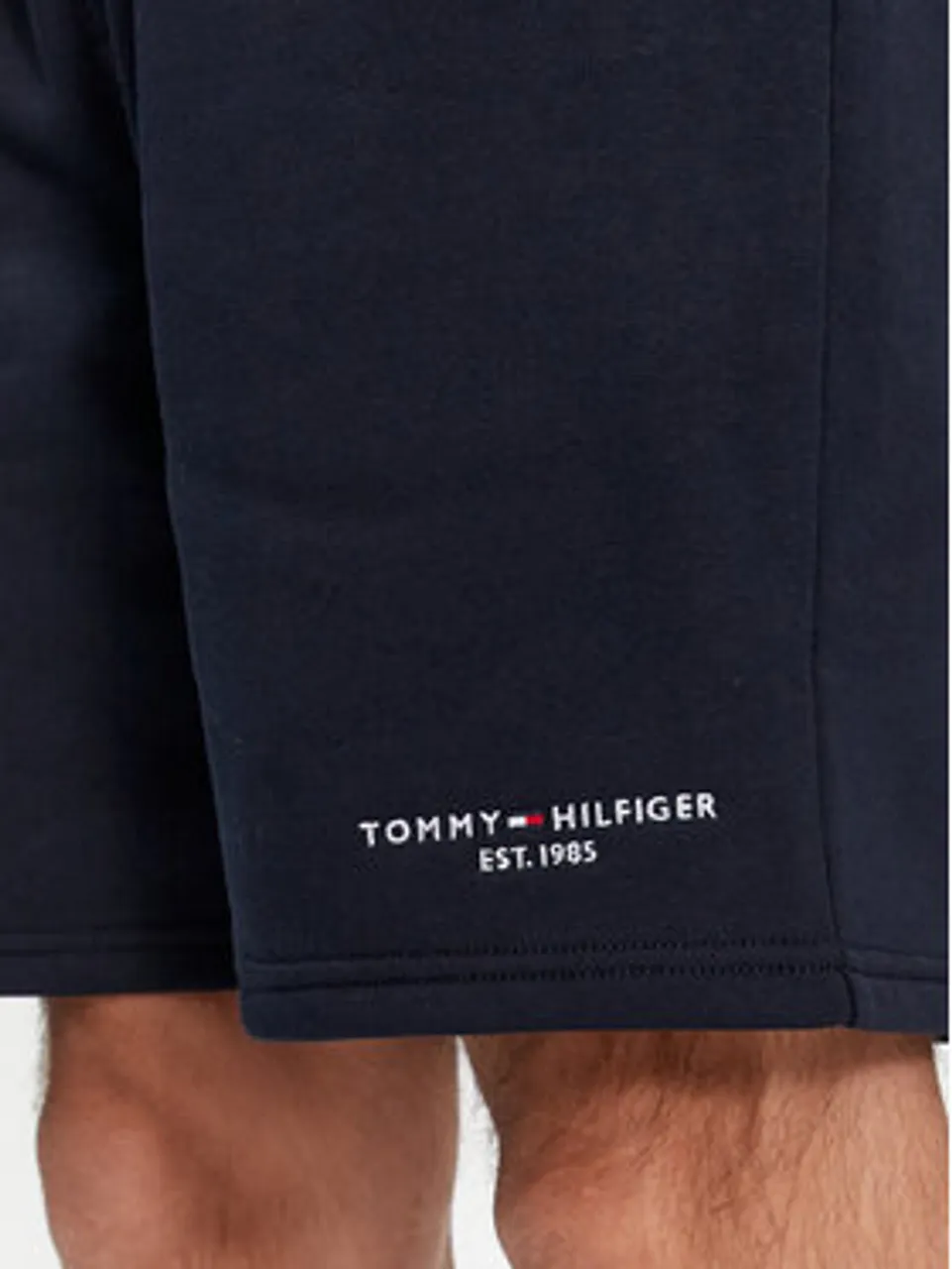 Tommy Hilfiger Sportshorts Logo MW0MW34201 Dunkelblau Regular Fit