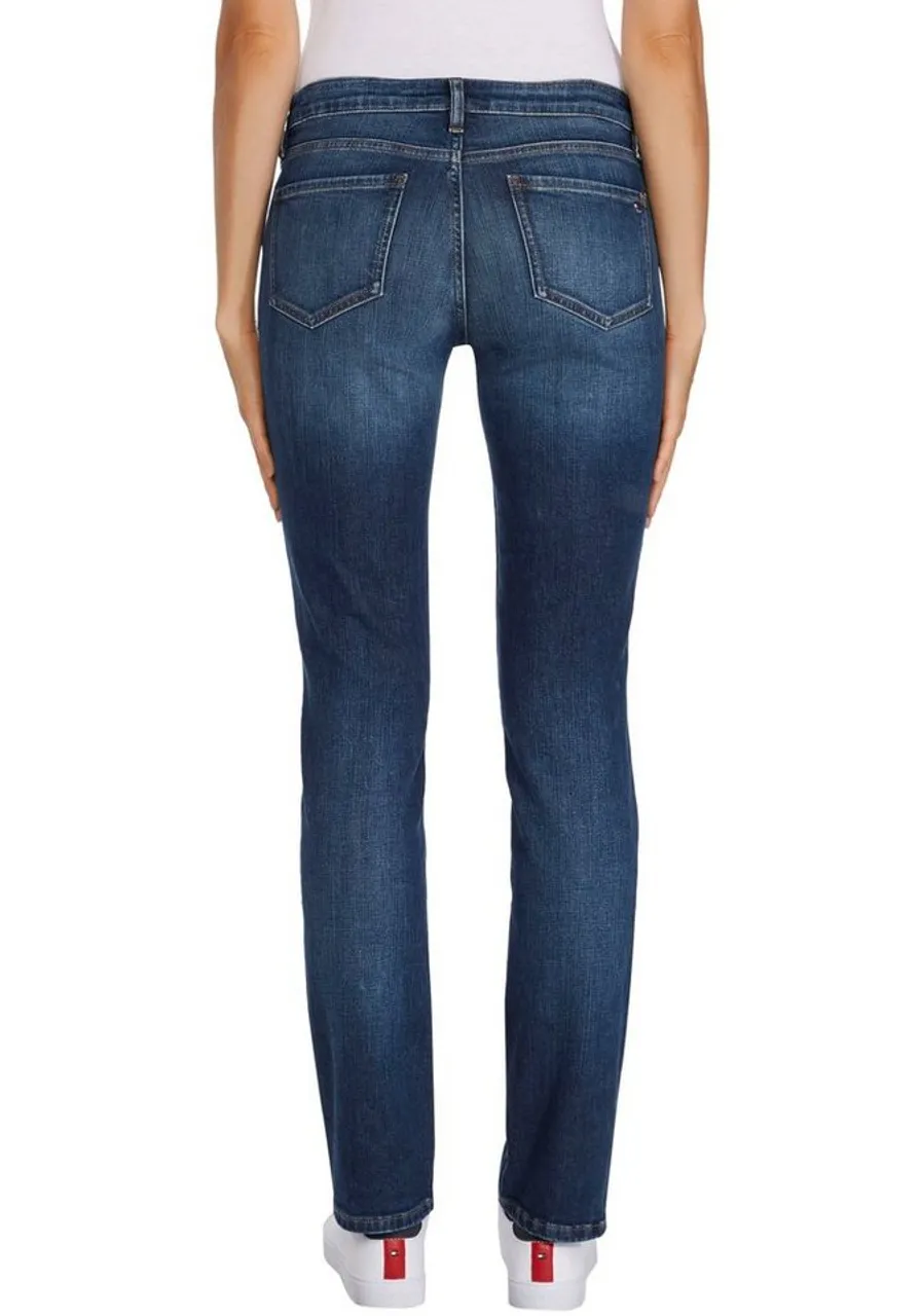 Tommy Hilfiger Straight-Jeans HERITAGE ROME STRAIGHT RW mit leichten Fadeout-Effekten