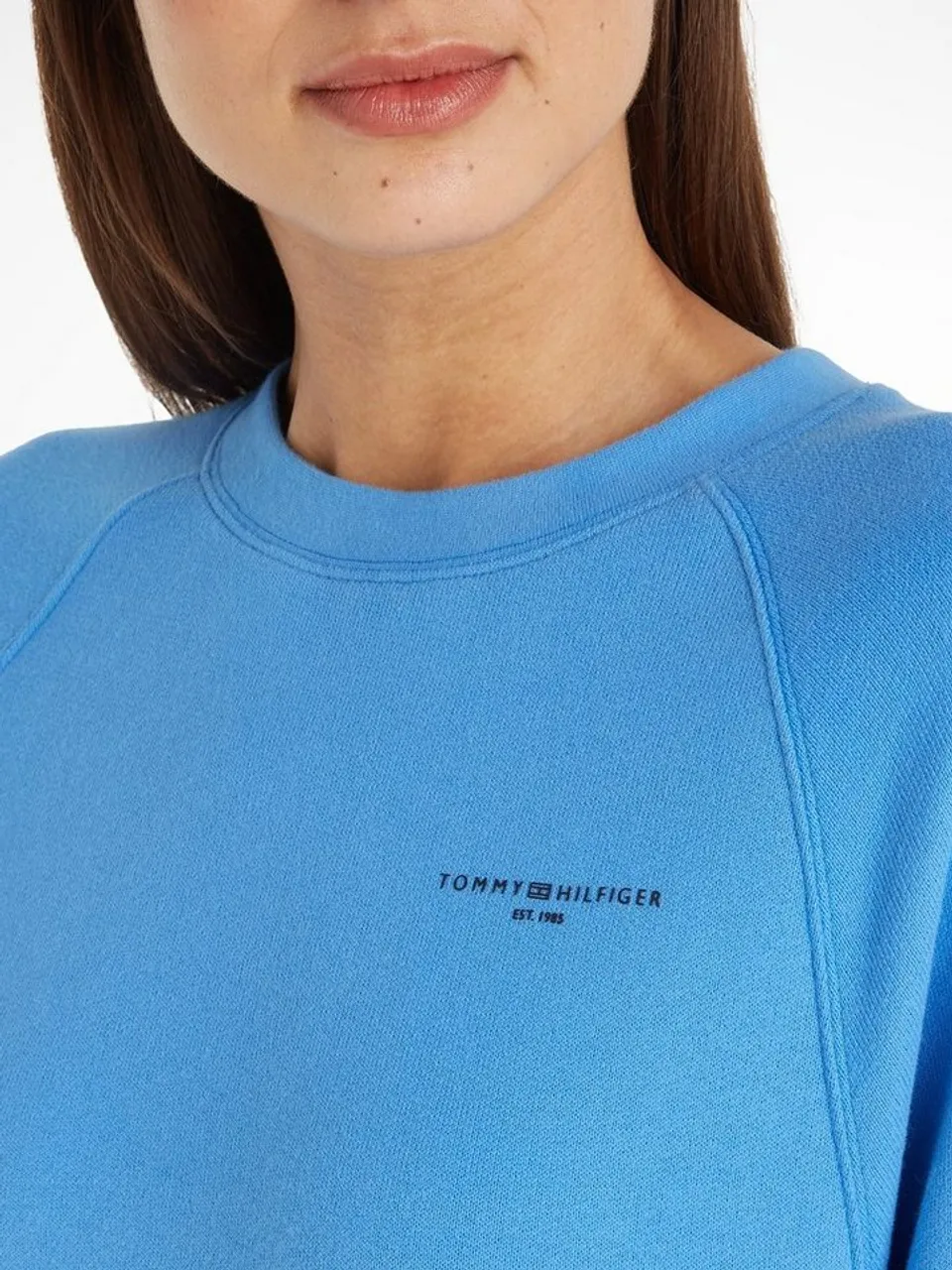 Tommy Hilfiger Sweatkleid mit Tommy Hilfiger Mini Logo-Schriftzug