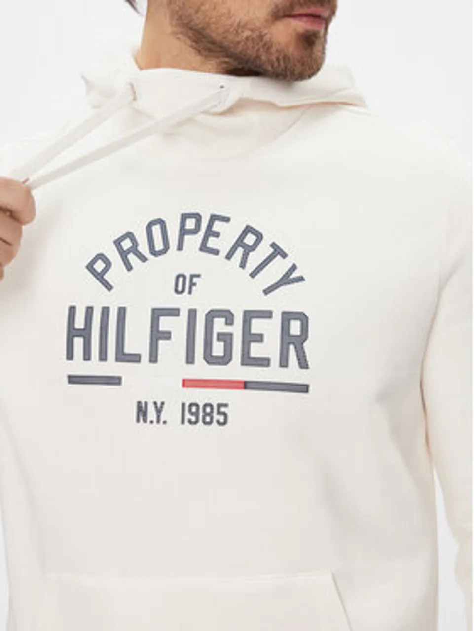 Tommy Hilfiger Sweatshirt Graphic MW0MW32627 Weiß Regular Fit