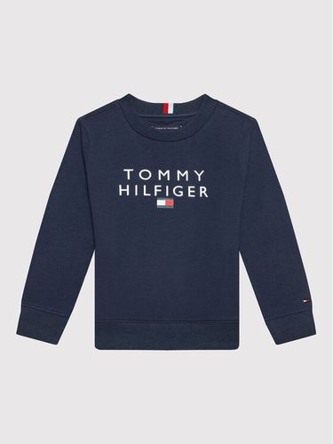 Tommy Hilfiger Sweatshirt Logo KB0KB06897 D Dunkelblau Regular Fit