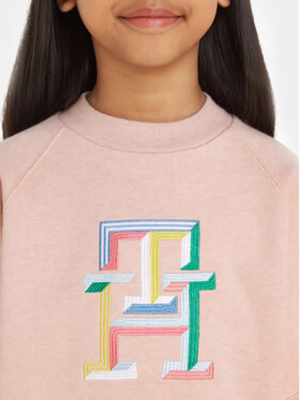 Tommy Hilfiger Sweatshirt Monogram KG0KG07885 Rosa Regular Fit