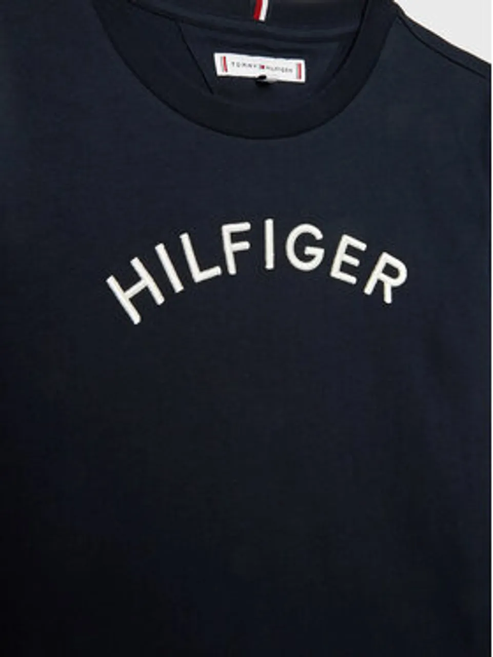Tommy Hilfiger T-Shirt Arched KS0KS00401 D Dunkelblau Regular Fit