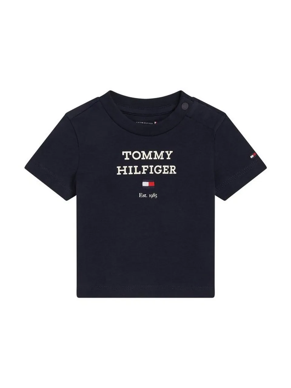 Tommy Hilfiger T-Shirt BABY TH LOGO TEE S/S mit großem Logo