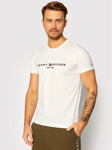 Tommy Hilfiger T-Shirt Core Logo Tee MW0MW11465 Weiß Regular Fit