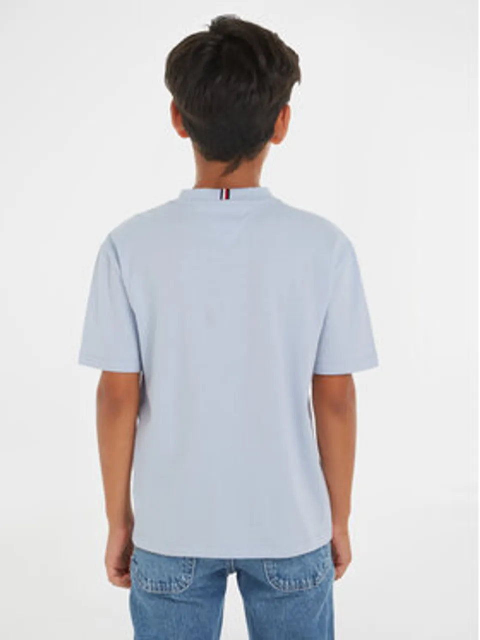 Tommy Hilfiger T-Shirt Essential KB0KB08575 D Himmelblau Regular Fit