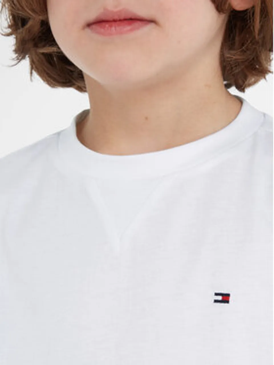 Tommy Hilfiger T-Shirt Essential KB0KB08575 D Weiß Regular Fit