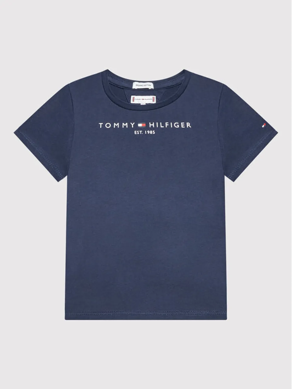 Tommy Hilfiger T-Shirt Essential KG0KG06585 Dunkelblau Regular Fit