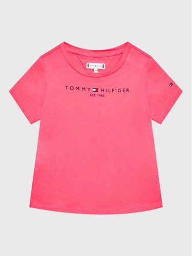 Tommy Hilfiger T-Shirt Essential Logo KG0KG05242 M Rosa Regular Fit