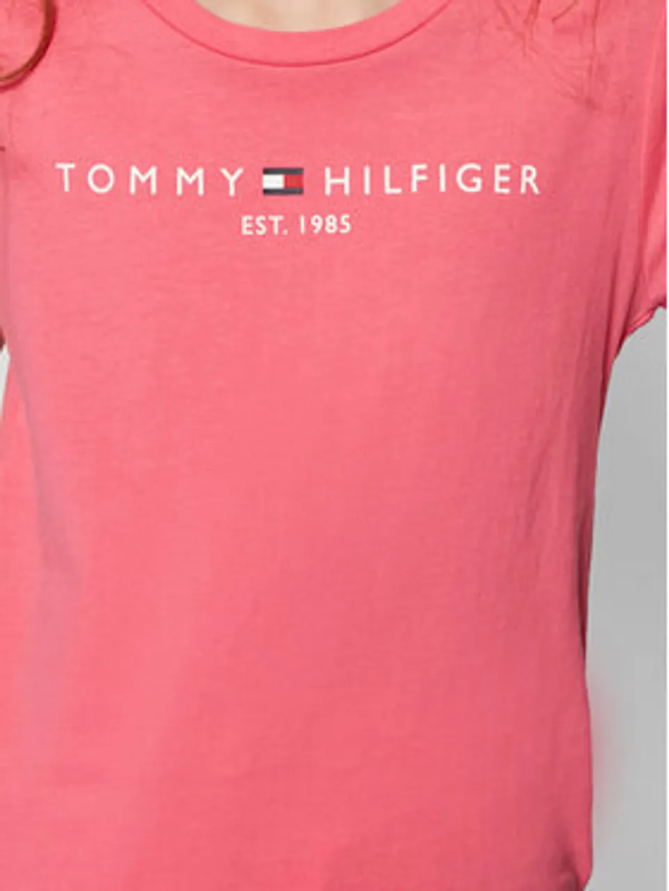 Tommy Hilfiger T-Shirt Essential Tee KG0KG05242 D Rosa Regular Fit