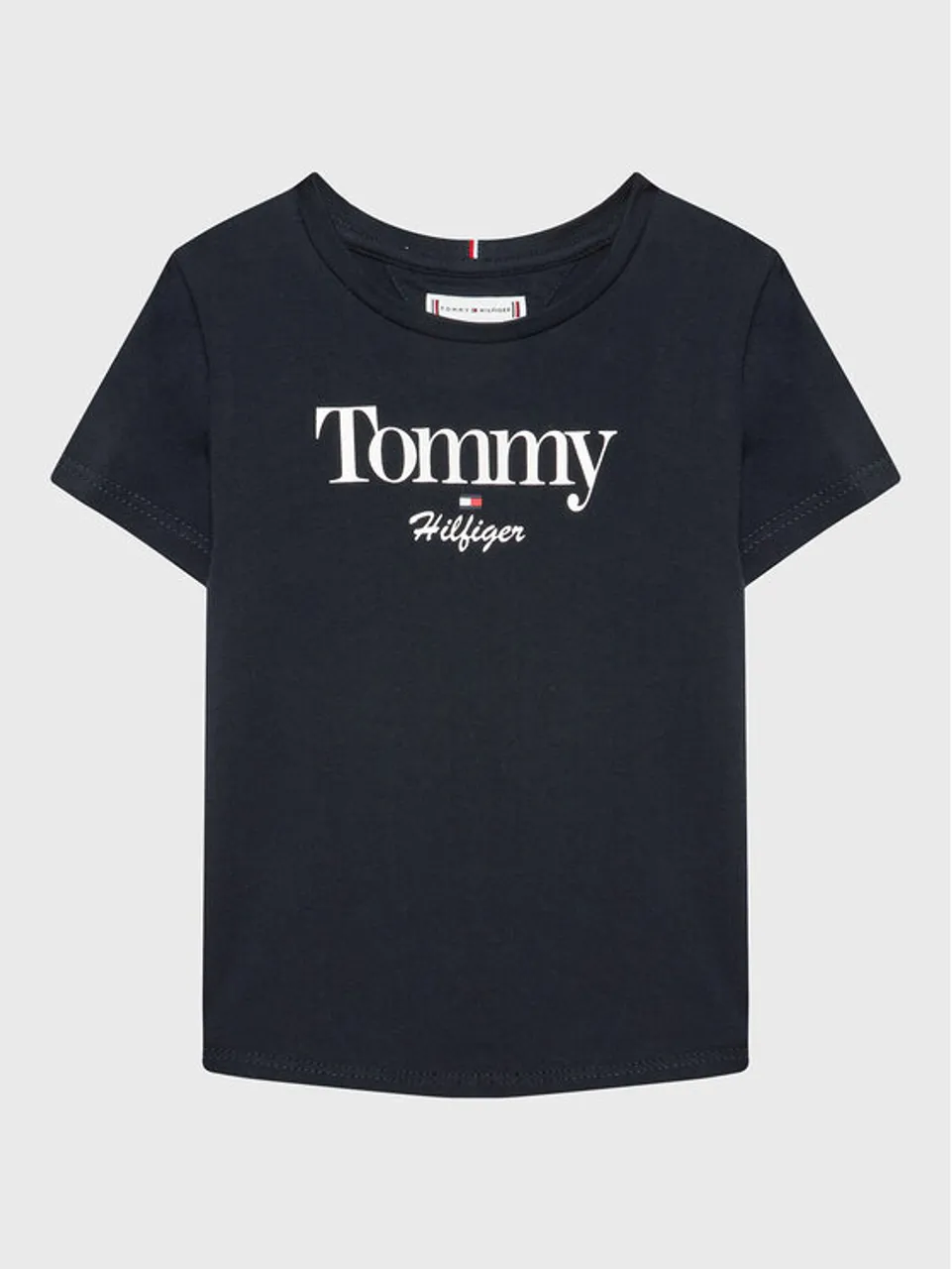 Tommy Hilfiger T-Shirt Graphic Glitter KG0KG06821 D Dunkelblau Regular Fit