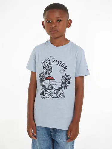 Tommy Hilfiger T-Shirt GREETINGS FROM TEE S/S Kinder bis 16 Jahre, großer Frontprint