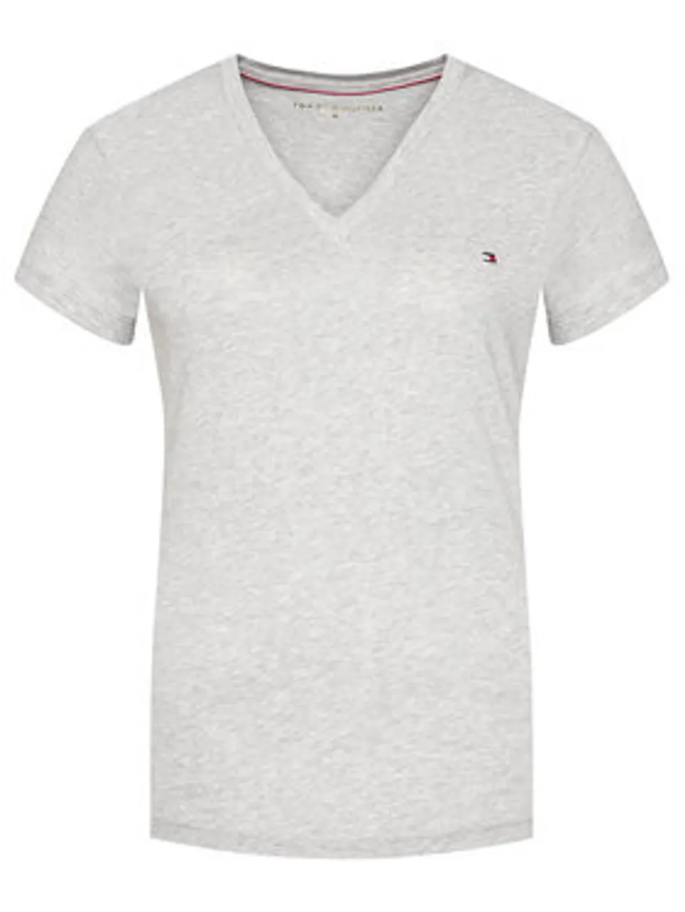 Tommy Hilfiger T-Shirt Heri Tage WW0WW24969 Grau Regular Fit