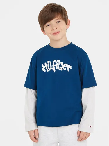 Tommy Hilfiger T-Shirt KB0KB08545 Blau Regular Fit