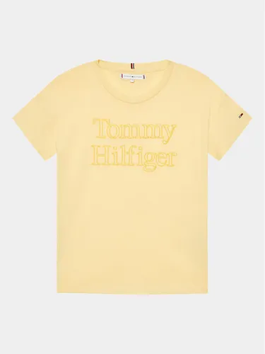 Tommy Hilfiger T-Shirt KG0KG07264 D Gelb Regular Fit