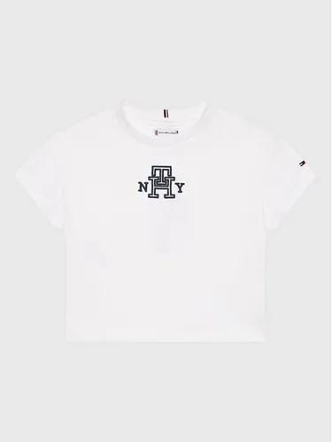 Tommy Hilfiger T-Shirt KG0KG07437 M Weiß Regular Fit