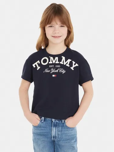 Tommy Hilfiger T-Shirt Logo KG0KG07637 Dunkelblau Regular Fit