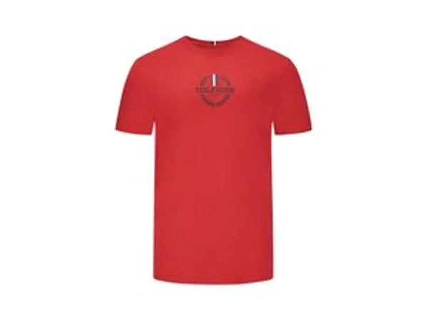 Tommy Hilfiger T-Shirt mit frontseitigem Logo-Print