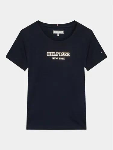 Tommy Hilfiger T-Shirt Monotype KG0KG07715 D Dunkelblau Regular Fit