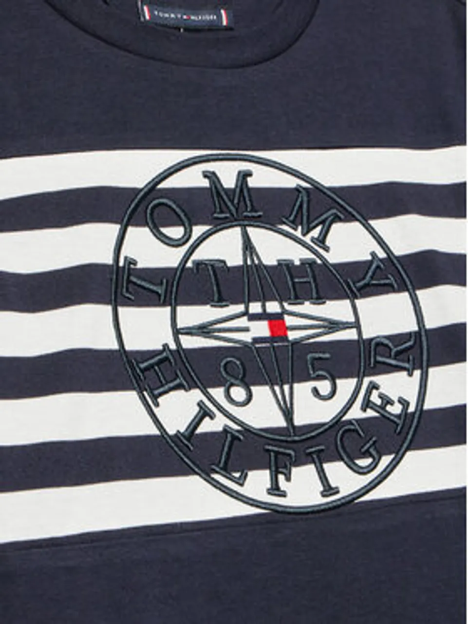 Tommy Hilfiger T-Shirt Nautical KB0KB08205 D Dunkelblau Regular Fit