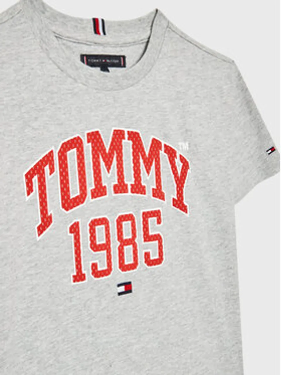 Tommy Hilfiger T-Shirt Varsity KB0KB08206 D Grau Regular Fit