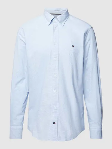 Tommy Hilfiger Tailored Business-Hemd mit Karomuster in Bleu