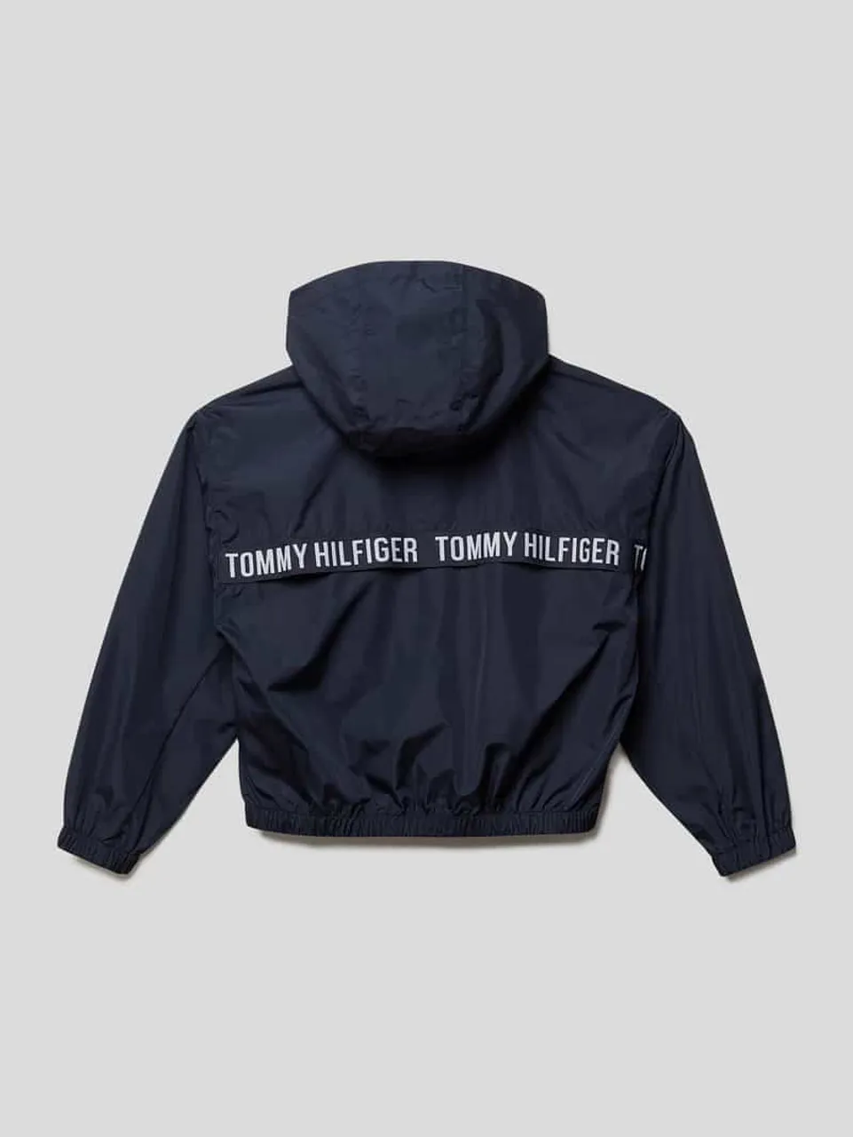 Tommy Hilfiger Teens Jacke mit Brand-Schriftzug in Marine