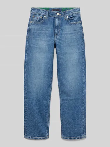 Tommy Hilfiger Teens Regular Fit Jeans im 5-Pocket-Design Modell 'SKATER' in Blau