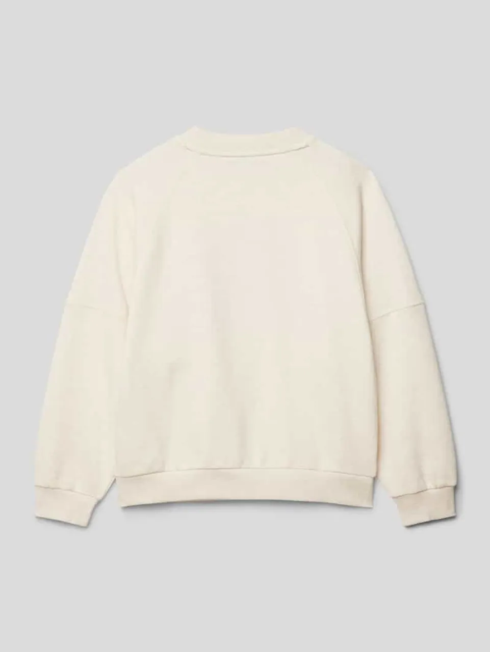 Tommy Hilfiger Teens Sweatshirt mit Label-Stitching in Offwhite