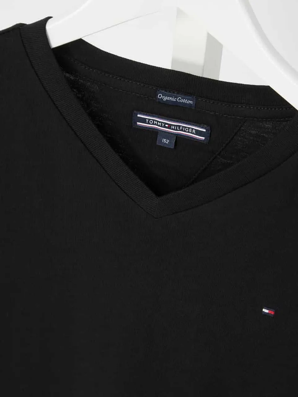 Tommy Hilfiger Teens T-Shirt mit Logo-Stickerei in Black