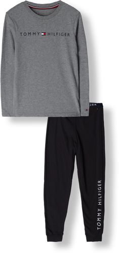 Tommy Hilfiger Underwear Basic Ls Pant Jersey Set Grau Jungen