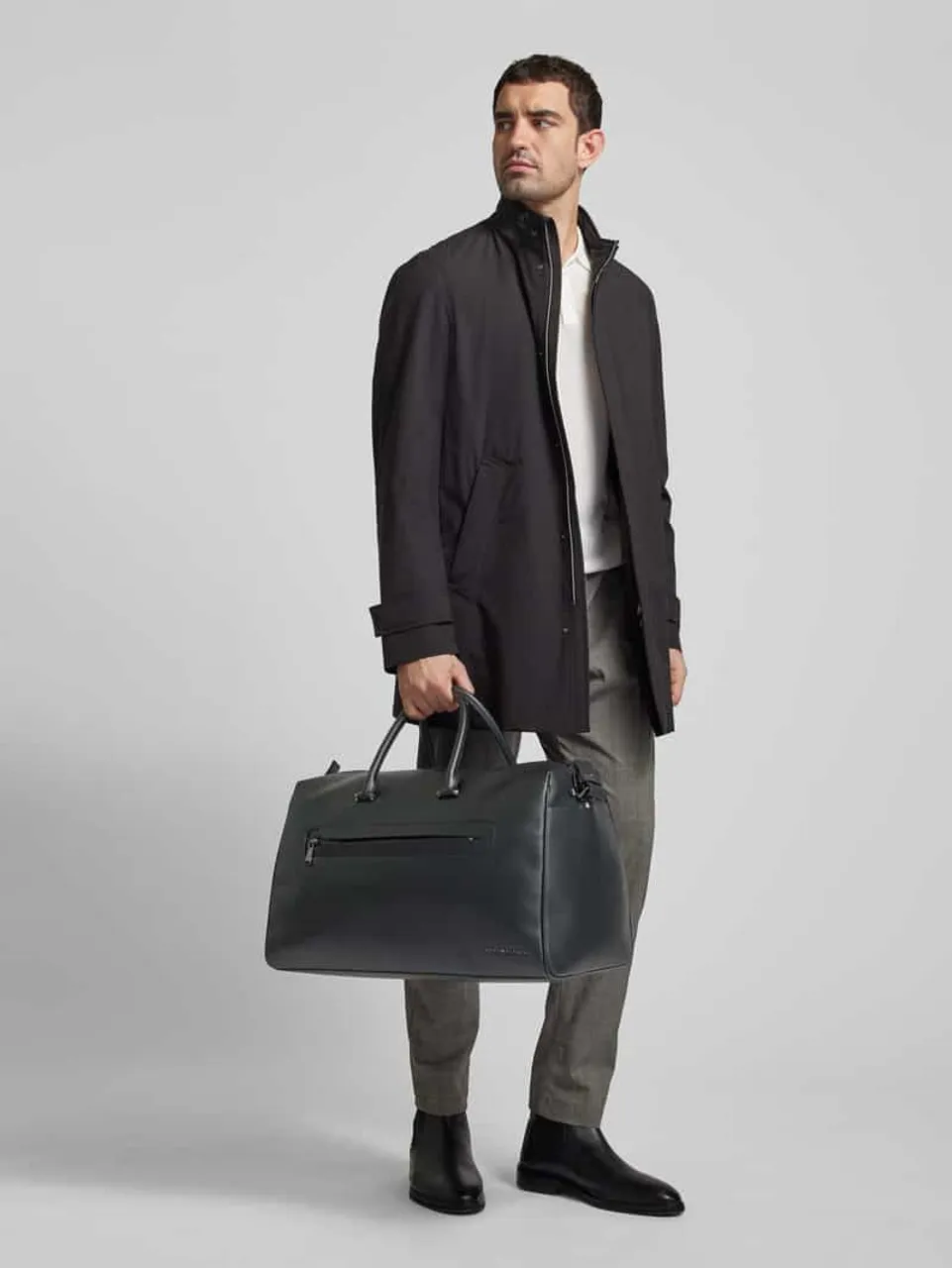 Tommy Hilfiger Weekender mit Reißverschlusstasche in Black, Größe One Size