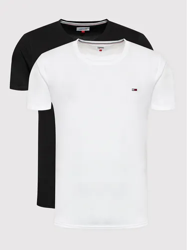 Tommy Jeans 2er-Set T-Shirts DM0DM15381 Bunt Slim Fit