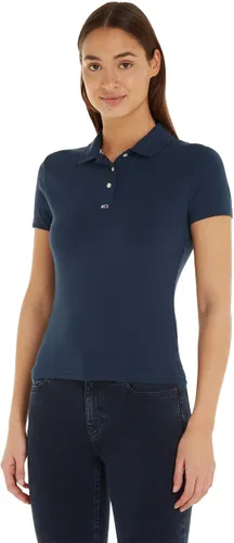 Tommy Jeans Damen Poloshirt Kurzarm Essential Slim Fit
