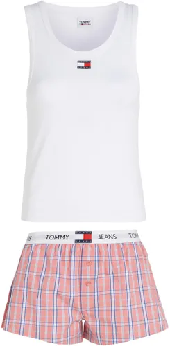 Tommy Jeans Damen Pyjama-Set Tank & Short Pj Set Kurz
