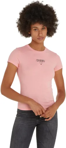 Tommy Jeans Damen T-Shirt Kurzarm Slim Rundhalsausschnitt
