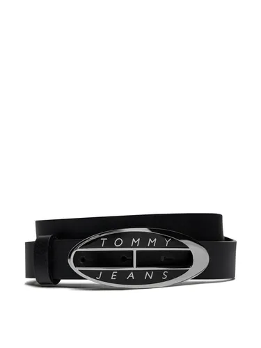Tommy Jeans Damengürtel Tjw Origin Belt AW0AW15840 Schwarz