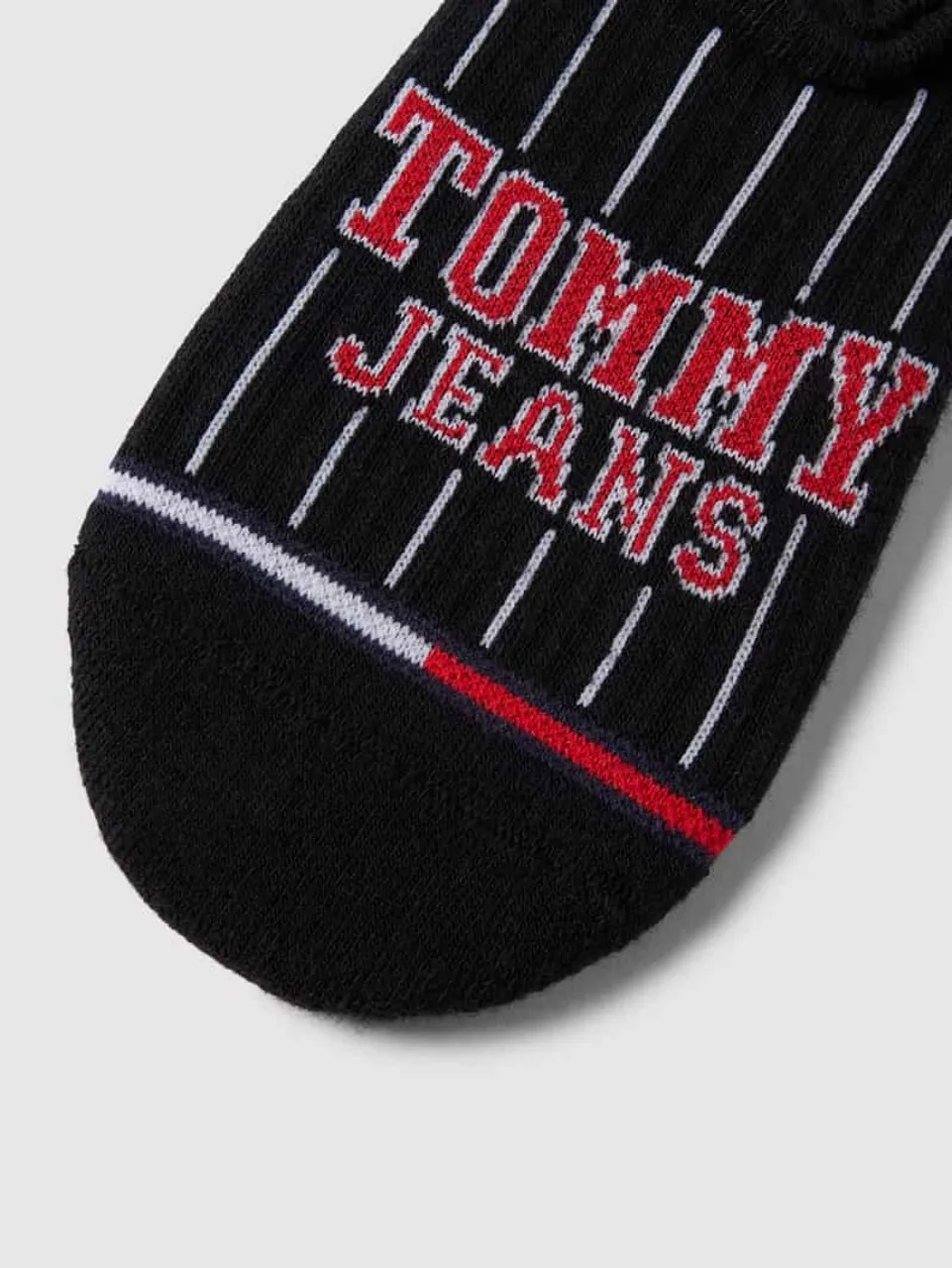 Tommy Jeans Füßlinge mit Label-Detail Modell 'FOOTIE' in Black
