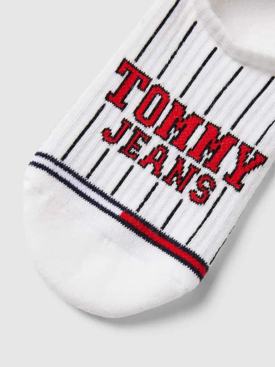Tommy Jeans Füßlinge mit Label-Detail Modell 'FOOTIE' in Weiss