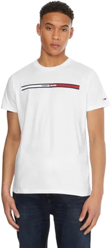Tommy Jeans Herren T-Shirt Kurzarm Essential Flag Tee