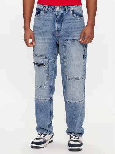 Tommy Jeans Jeans Aiden Baggy Tapered Cargo Ah7032 DM0DM18083 Blau Regular Fit